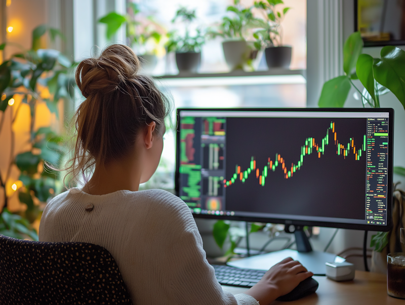 Consulente finanziario analizza investimenti con cliente